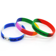 Commerce de gros Bracelet en silicone personnalisé Bracelet en silicone Bande de caoutchouc